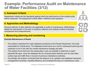 About programme logic model Performance Audit | PPTX