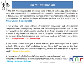 About rnf technologies | PPSX