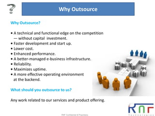 Why Outsource

Why Outsource?

• A technical and functional edge on the competition
  — without capital investment.
• Fast...