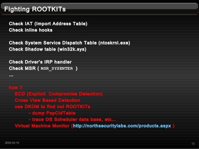 Rootkit Ntoskrnl Exelon Rootkit Ntoskrnl Exelon