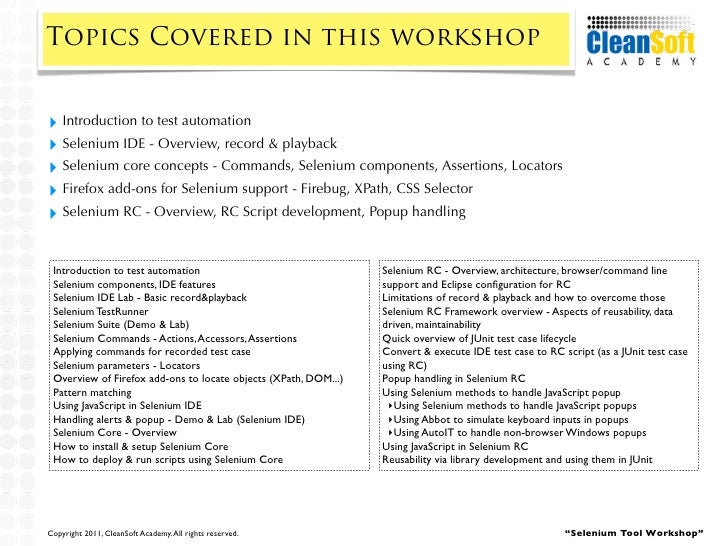 tool test xpath Test Workshop Tool Selenium Automation tool test xpath Test Workshop Tool Selenium Automation