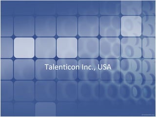 Talenticon Inc., USA 