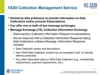 Taxii Example Everything about TAXII | PPTX | Internet | Computing