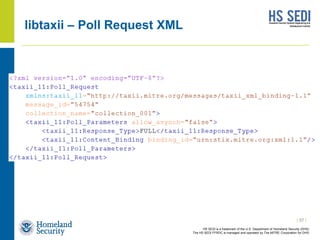 Taxii Example Everything about TAXII | PPTX | Internet | Computing