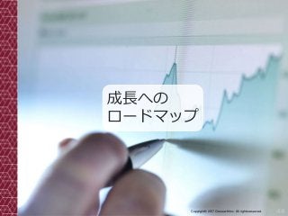 46Copyright© 2017 Grooowth Inc. All rights reserved.
成長への
ロードマップ
 