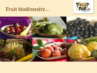 Fruit biodiversity…
 