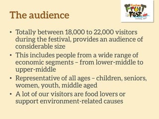 Its where NO ONE can ignore it…
Festival
this way
 