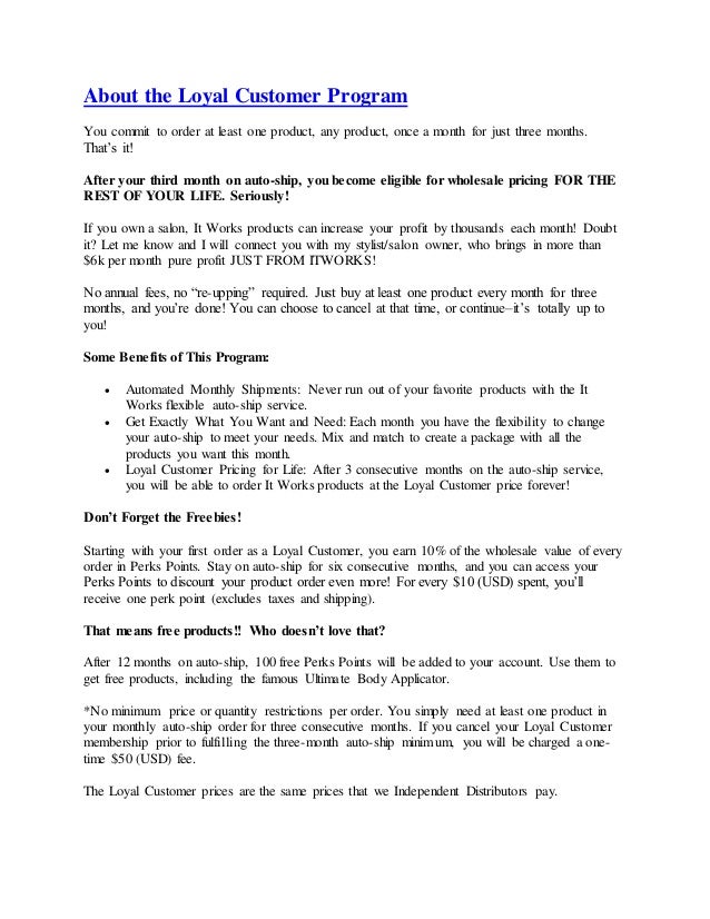 about the loyal customer program 1 638 jpg cb 1406736065 how to cancel it works auto shipment