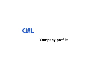 Company profile
 