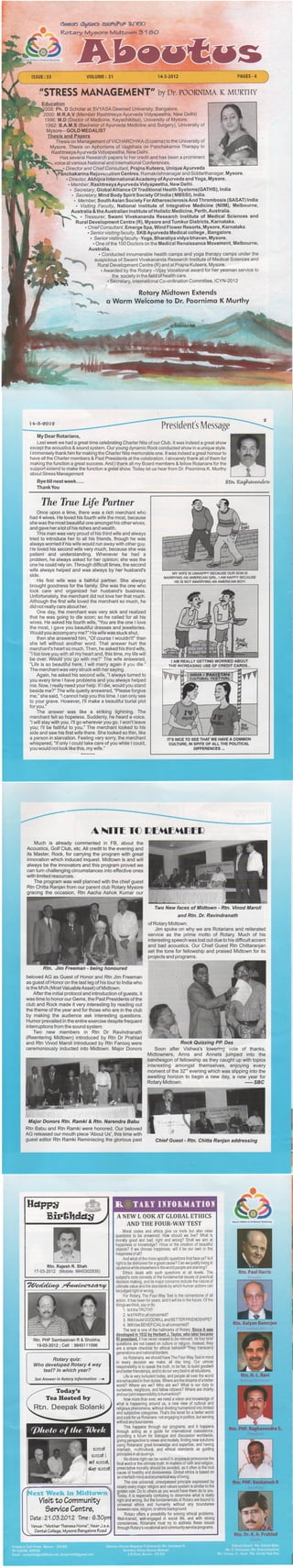 About us Issue 33  14-03-2012