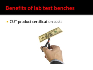    CUT product certification costs
 