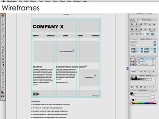 Wireframes
 