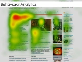 Behavioral Analytics
 