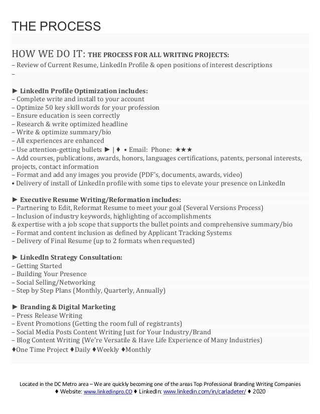 Executive Resume Writing Service Washington Dc Top Rated Career Advice