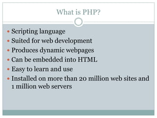PHP Review | PPT