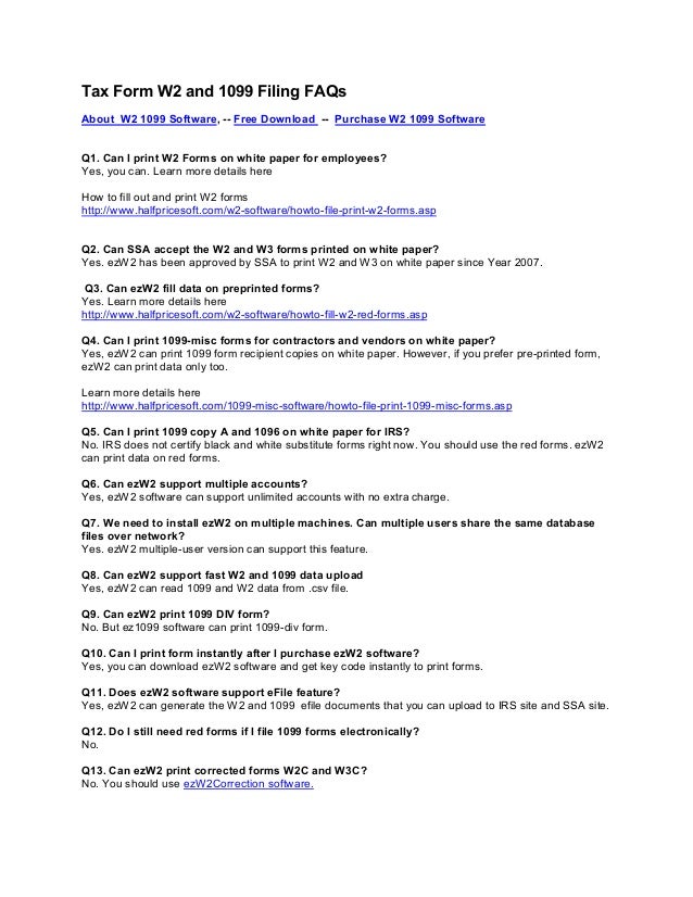 read faqs about w2 1099 forms before filing your tax forms 1099 red form