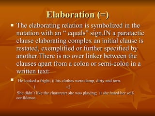 Above The Clause & Below The Cluase In Functional Grammar | PPT