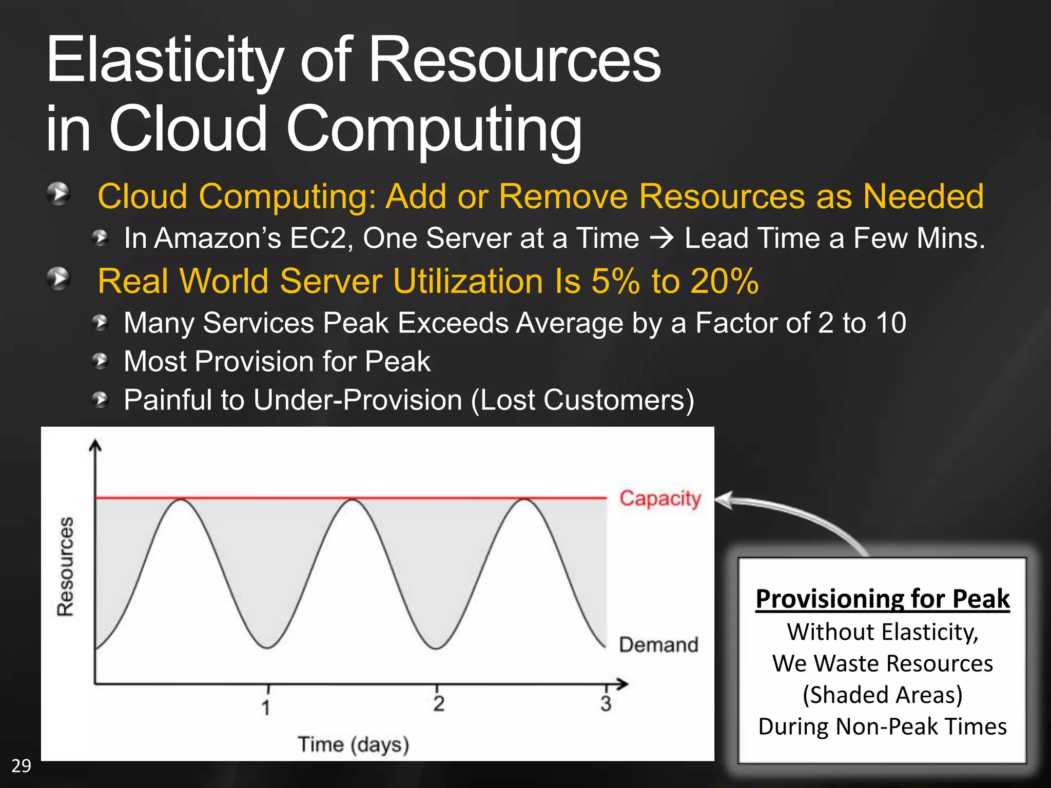IntroductionUC Berkeley: Above the Clouds1) Executive Summary2) Cloud Computing: an Old Idea Whose Time Has (Finally) Come3) What Is Cloud Computing?4) Clouds in a Perfect Storm: Why Now, Not Then?5) Classes of Utility Computing6) Cloud Computing Economics7) Top 10 Obstacles and Opportunities for Could Computing8) Conclusions and Questions about the Cloud of TomorrowPat’s Additional ThoughtsConclusionOutline