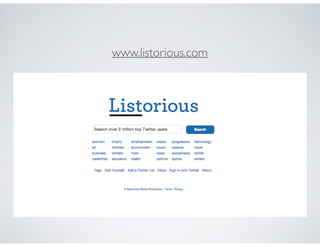 www.listorious.com
 