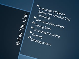 Above the line right one