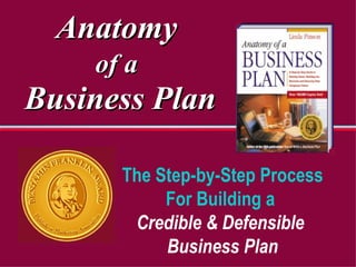 Anatomy   of a   Business Plan The Step-by-Step Process For Building a  Credible   & Defensible   Business Plan 