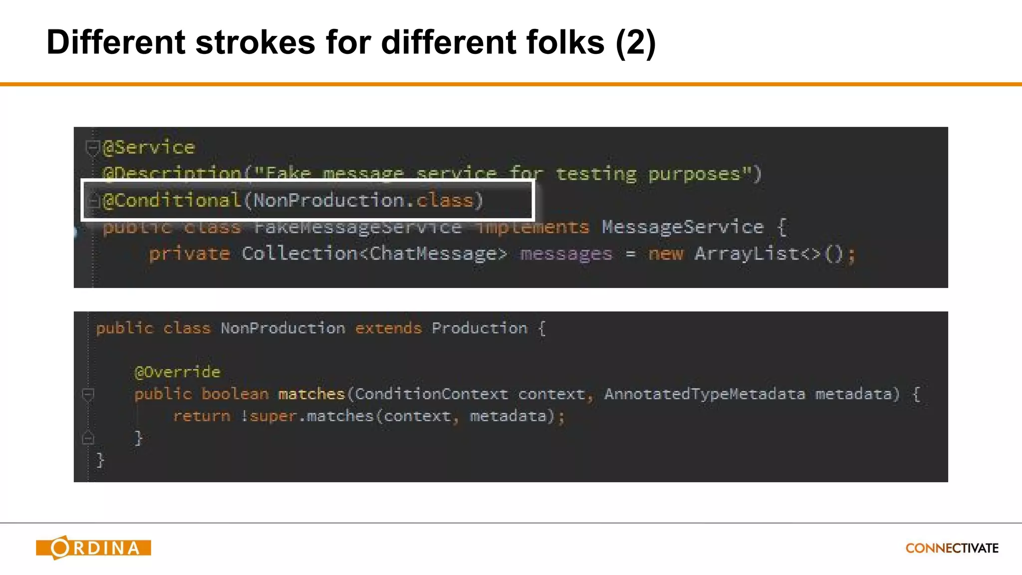 Different strokes for different folks (2)
 
