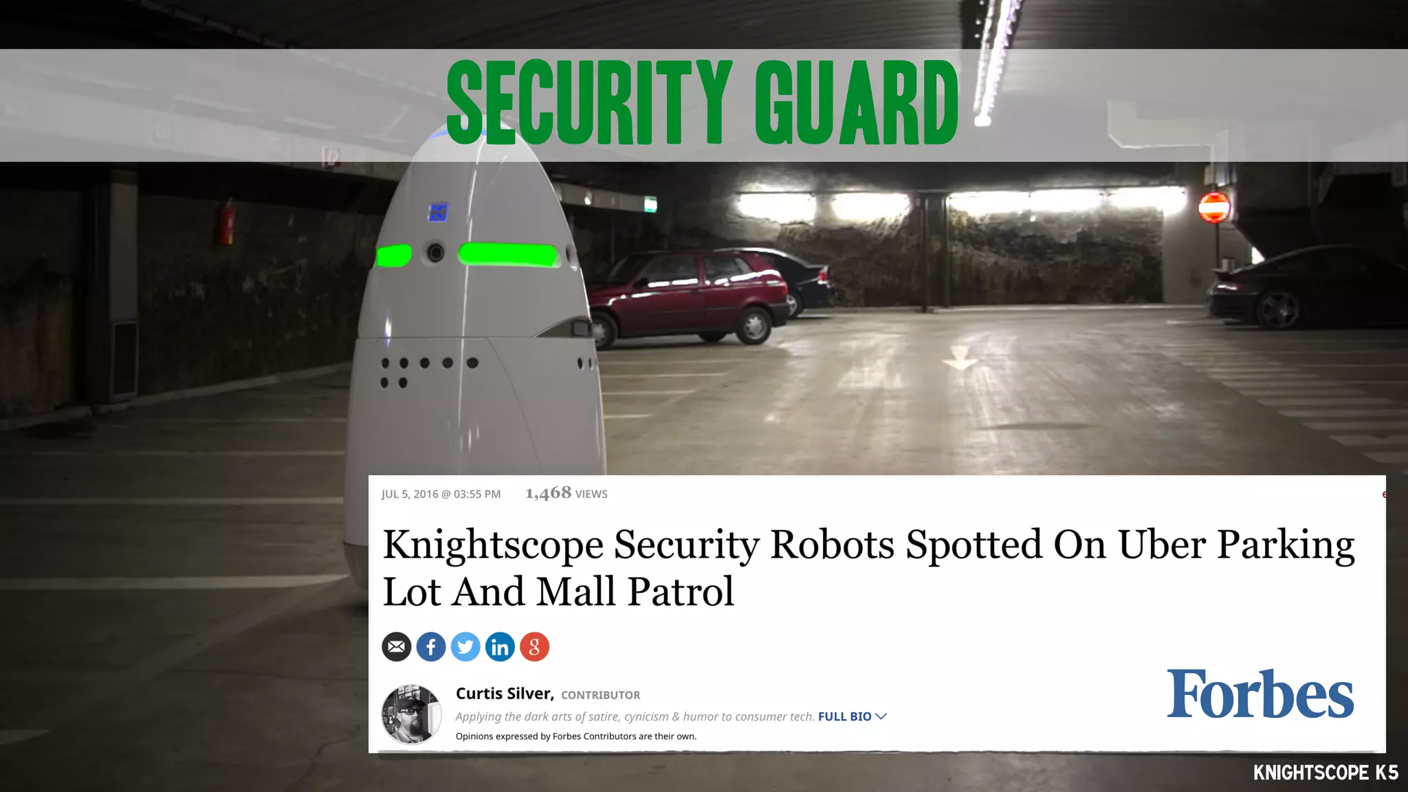 security guard
knightscope K5
 