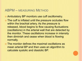 Ambulatory BP monitoring | PPTX