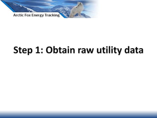 Step 1: Obtain raw utility data
 