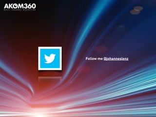 Follow me @johanneslenz
 