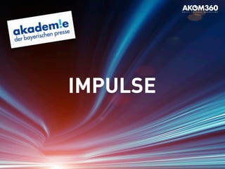 IMPULSE
Workshop
 