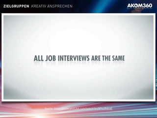 Quelle: https://www.youtube.com/watch?v=j5Ftu3NbivE
ZIELGRUPPEN KREATIV ANSPRECHEN
 