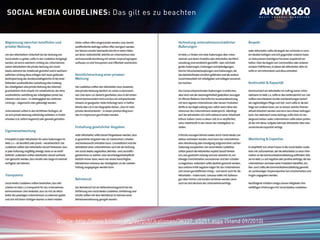 Quelle: http://www.bitkom.org/de/publikationen/38337_65251.aspx (Stand 09/2010)
SOCIAL MEDIA GUIDELINES: Das gilt es zu beachten
 