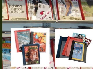 Adopt Me Magazine Covers. Fauquier County Public Library. http://fauquiercountylibrarynews.blogspot.com/2012/05/help-keep-favorite-magazines-on-library.html
 