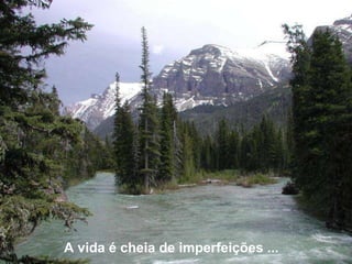 A vida é cheia de imperfeições ...  