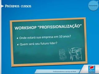Serviços Realizados Internamente na ABRACJurídicoO associado tem a sua disposição:Patrocínio de direitos da Entidade e sociedades coligadas em procedimentos administrativos e judiciais, nas áreas cível, comercial, trabalhista e tributária;Revisão de contratos em geral, bem como elaboração de alterações pretendidas ao Estatuto Social da Entidade;Representação da Entidade junto ao Conselho Jurídico da FENABRAVE;Condução e celebração de Convenções de Marca;Elaboração e expedição de pareceres, correspondências e similares quando envolvam consequências obrigacionais/legais ou de conhecimento técnico;