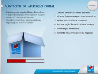 InformáticaSeu portal poderá receber os currículos de pessoas interessadas em trabalharna sua concessionária.BANCO DE DADOS DE CURRICULOS
