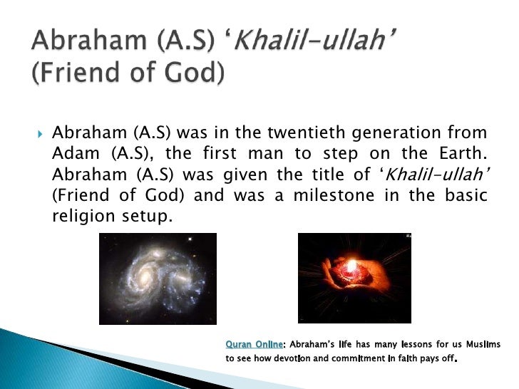 Abraham (a.s) in the holy quran