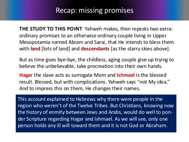 Abraham And Sarah Call Faith Promise