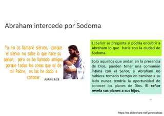 Abraham intercede por Sodoma