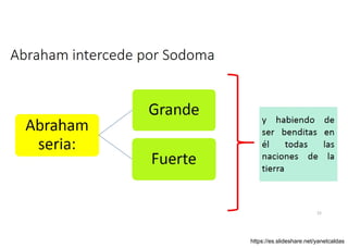 Abraham intercede por Sodoma