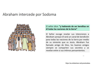 Abraham intercede por Sodoma