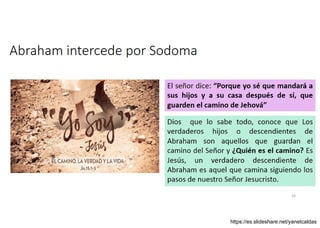 Abraham intercede por Sodoma