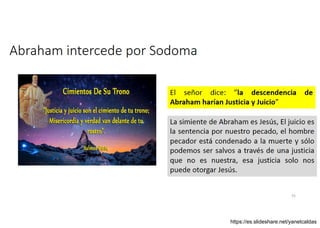 Abraham intercede por Sodoma