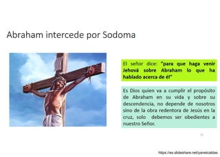 Abraham intercede por Sodoma