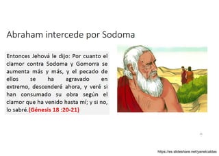 Abraham intercede por Sodoma