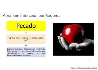 Abraham intercede por Sodoma