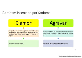 Abraham intercede por Sodoma