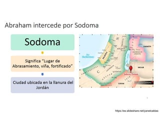 Abraham intercede por Sodoma