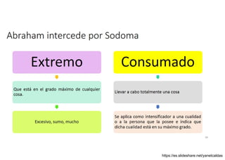Abraham intercede por Sodoma